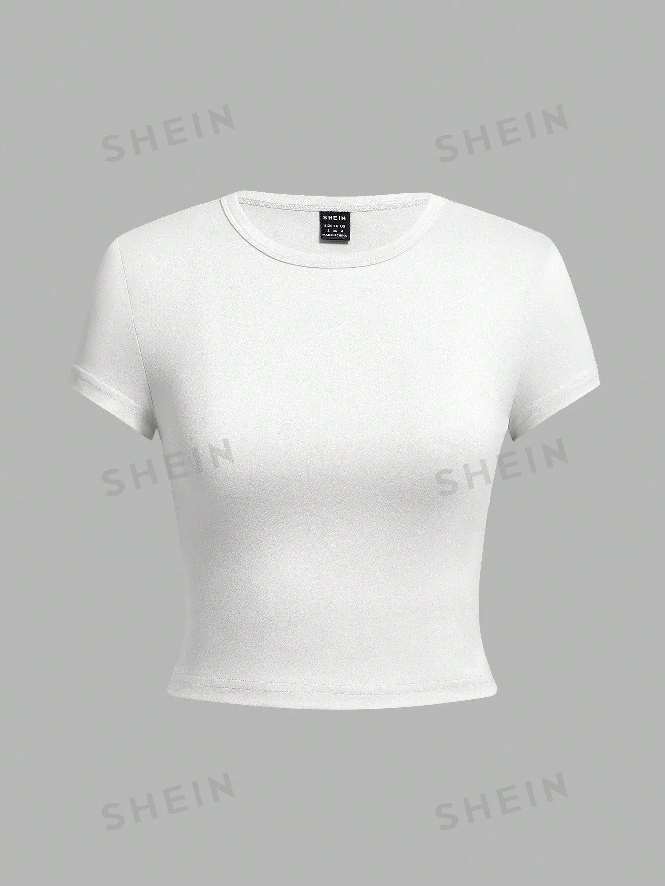 4pcs Casual Round Neck Slim Short Sleeve Women's T-Shirt, Suitable For Summer