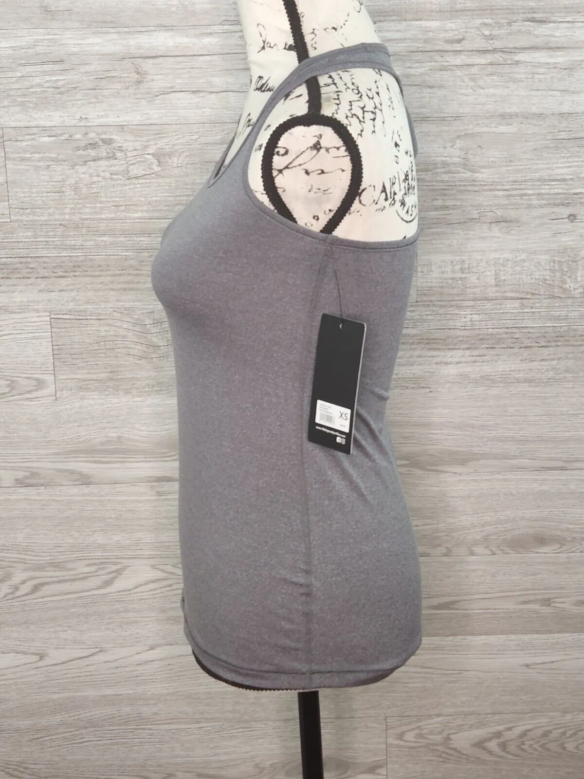 90 Degree Women's Heather Gray & Heather Charcoal 2-Pack Racerback Tank Tops