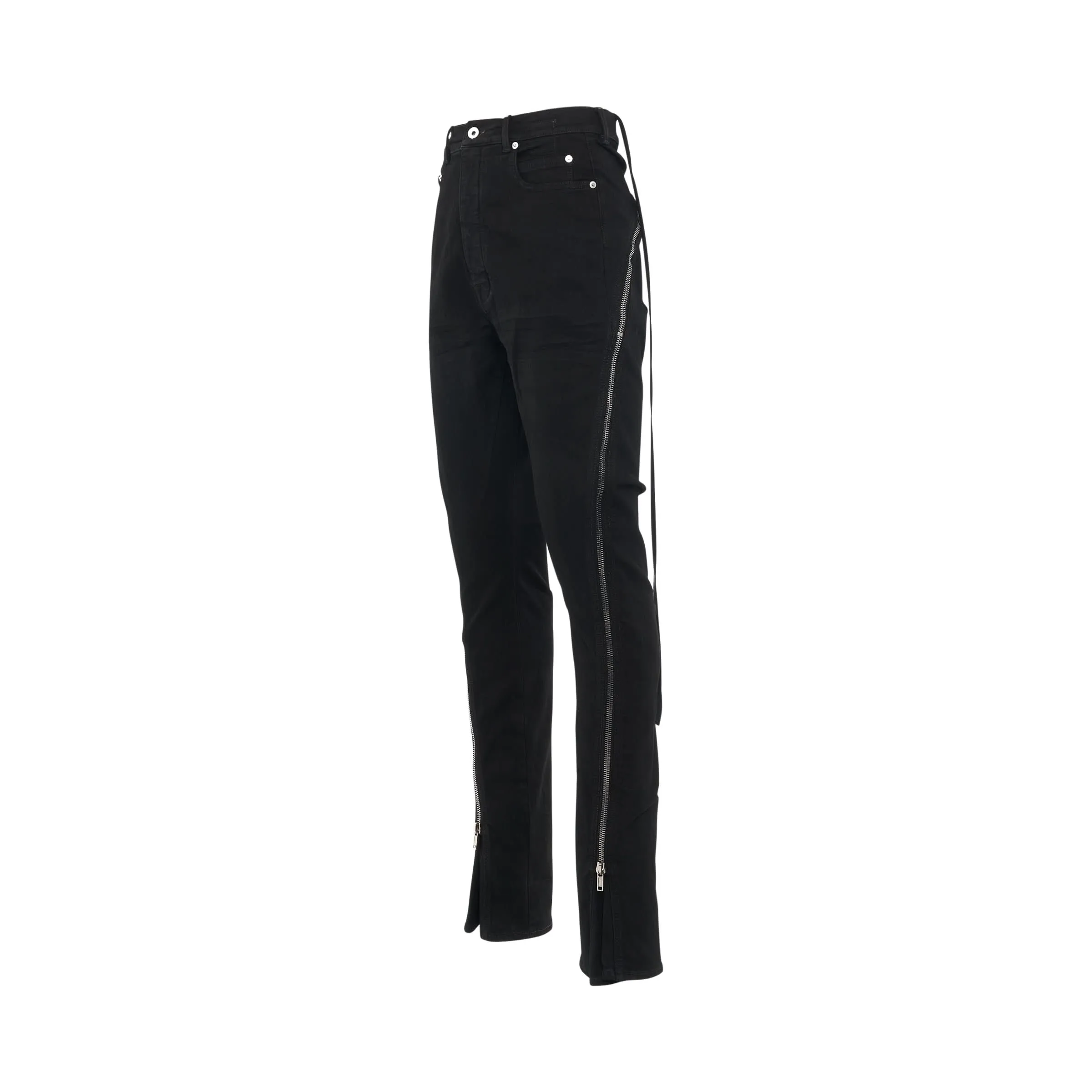 Bolan Banana Denim Pants in Black