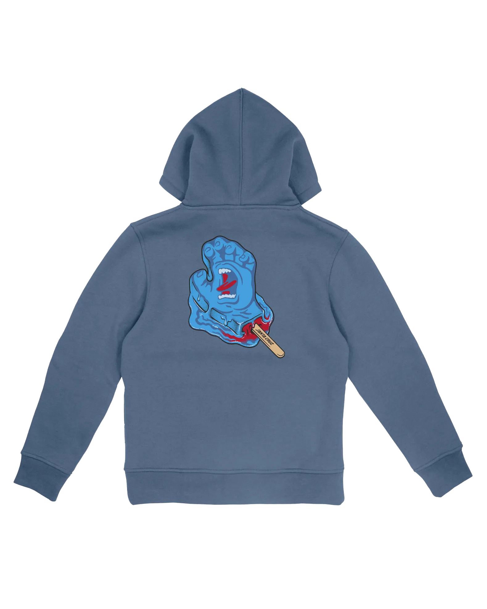 Boys Popsicle Hand Hoodie in Dusty Blue