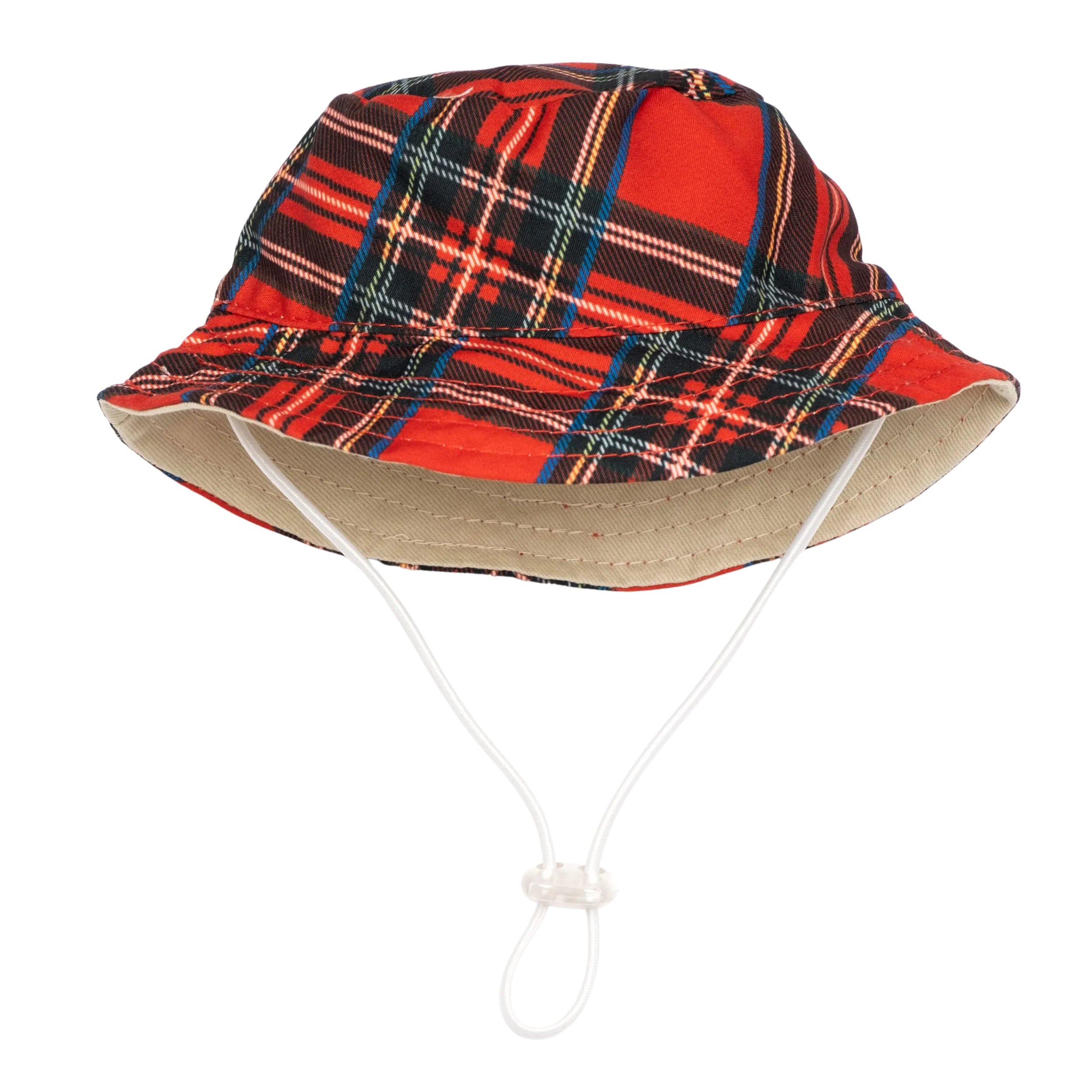 Bucket Hat | Red Plaid