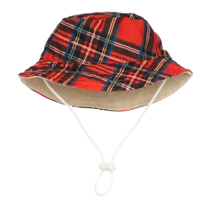 Bucket Hat | Red Plaid