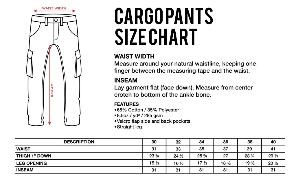 Cargo Pants - Black