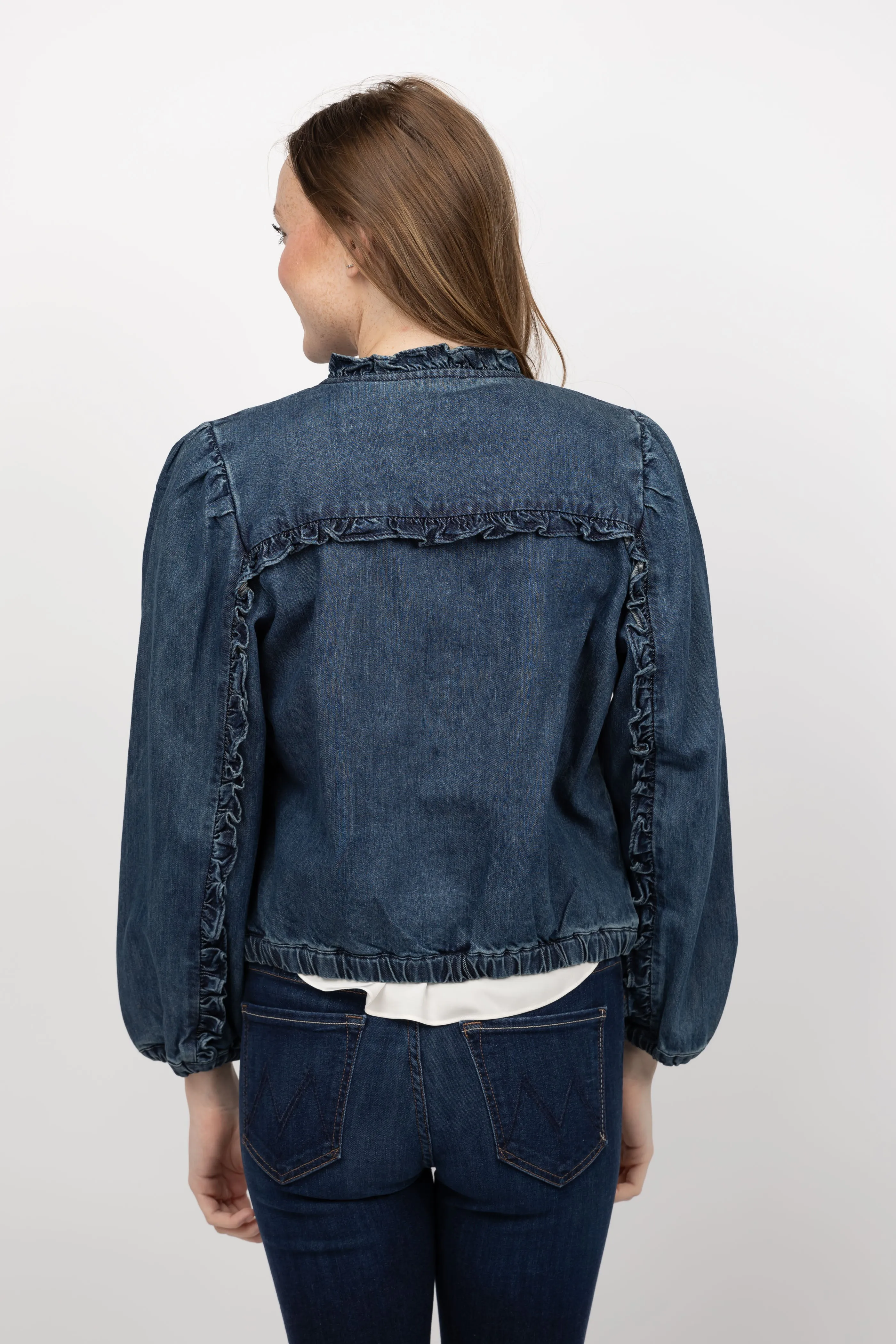 Cleobella Paxton Jacket in Medium Denim