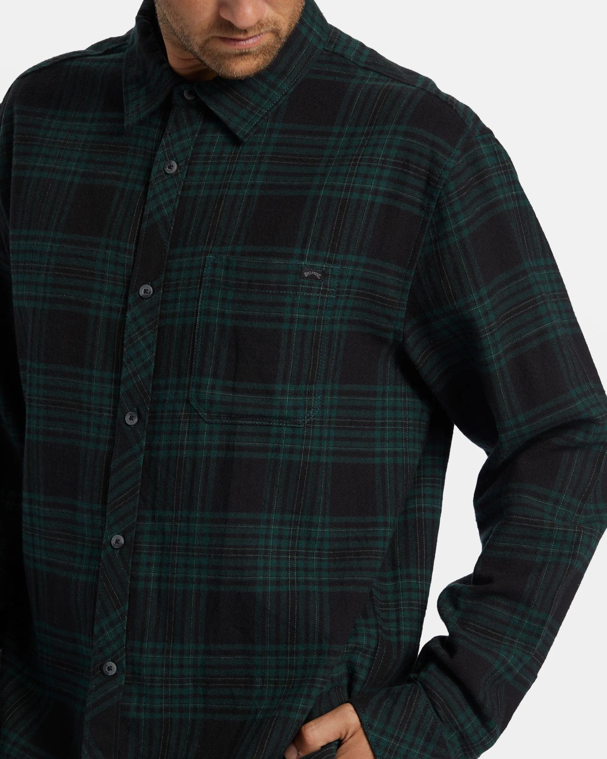 Coastline Flannel Shirt - Black