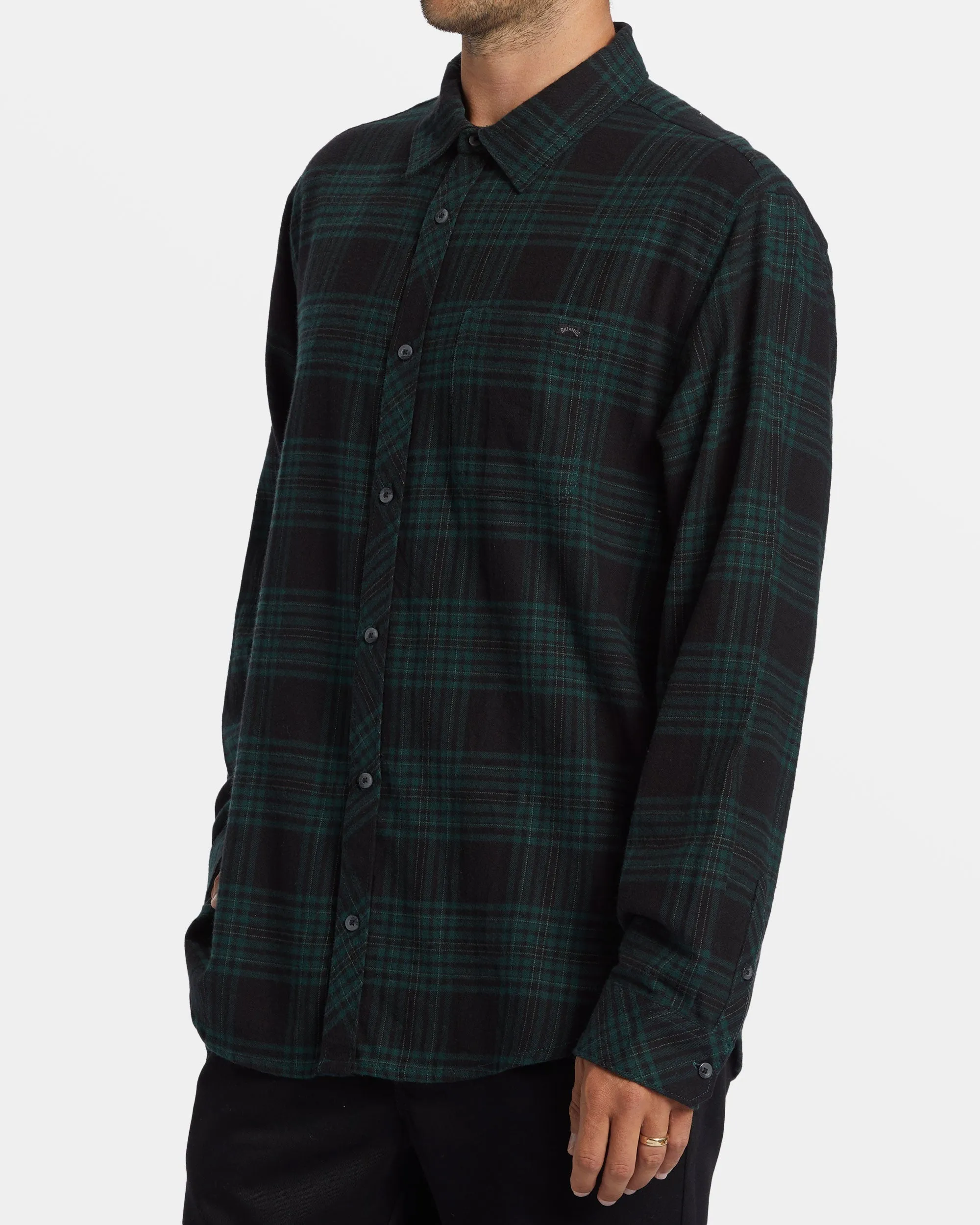 Coastline Flannel Shirt - Black