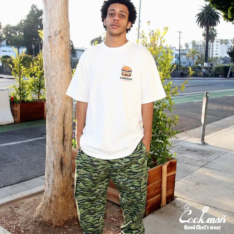 Cookman Chef Pants Cargo - Ripstop : Tiger Camo Green