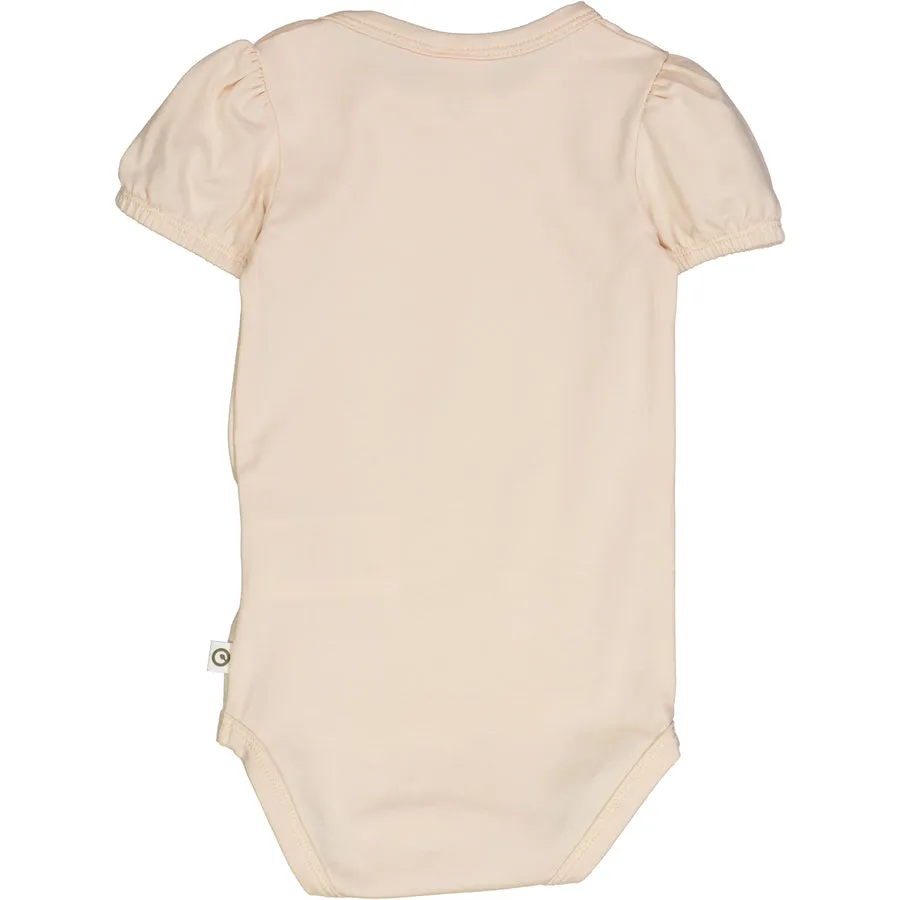 Cozy Me Puff Short Sleeve Bodysuit - Balsam Rose