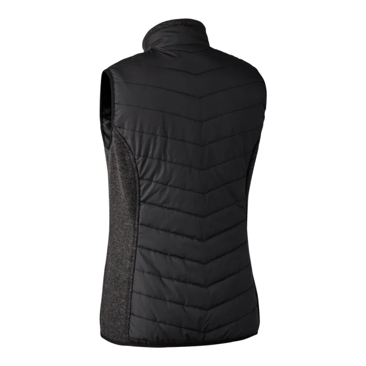 Deerhunter Ladies Caroline Padded Waistcoat - Black