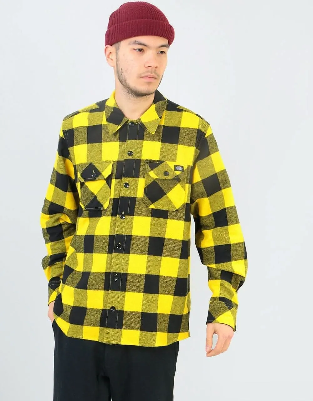 Dickies Sacramento L/S Shirt - Yellow