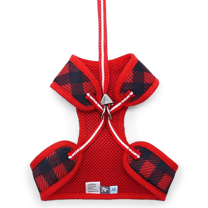 EasyGO Plaids Red Harness