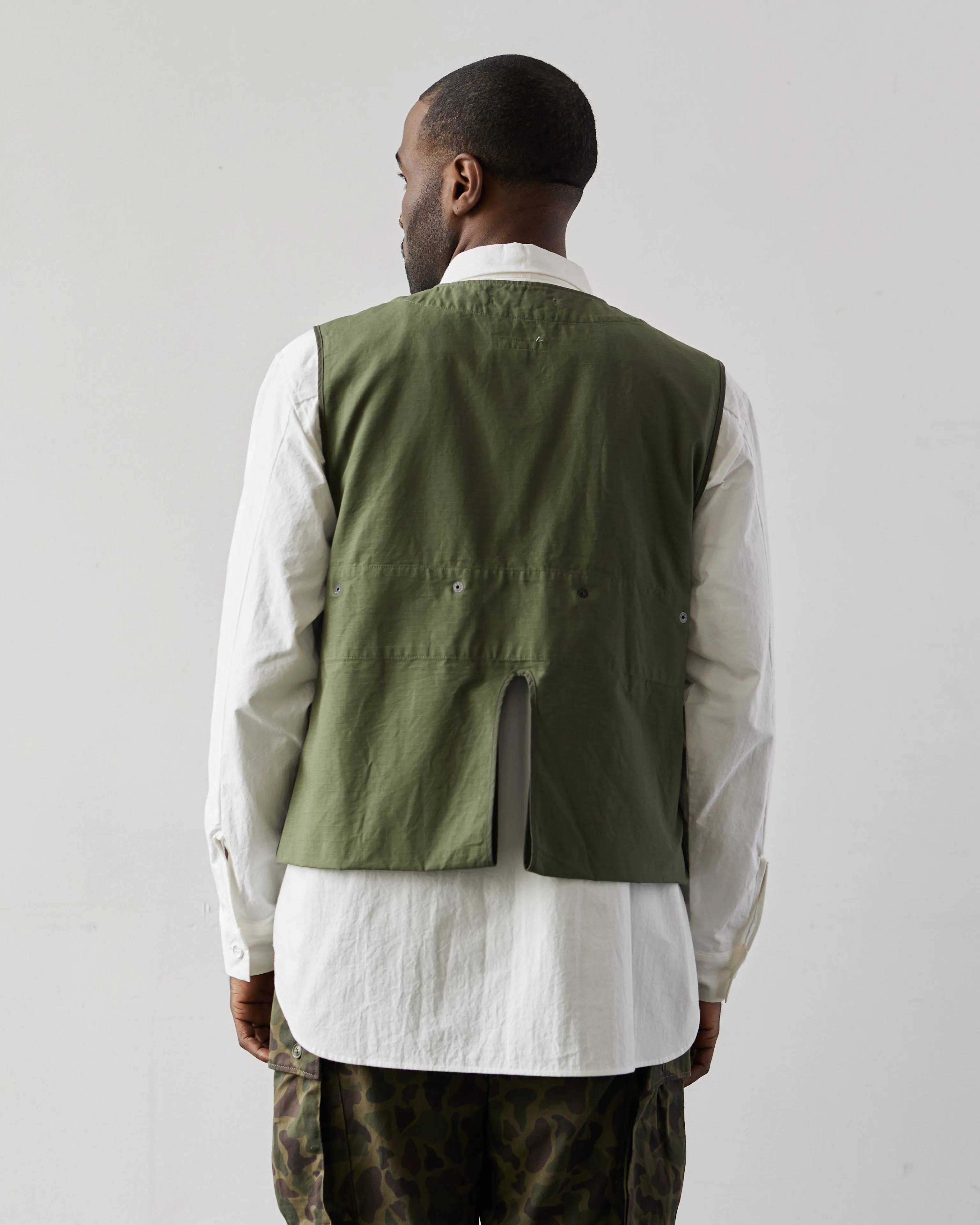 Engineered Garments Liner Vest, Olive