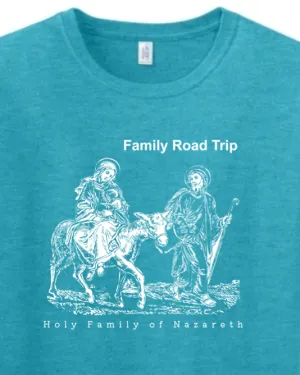 Family Road Trip - Holy Family Adult T-Shirt