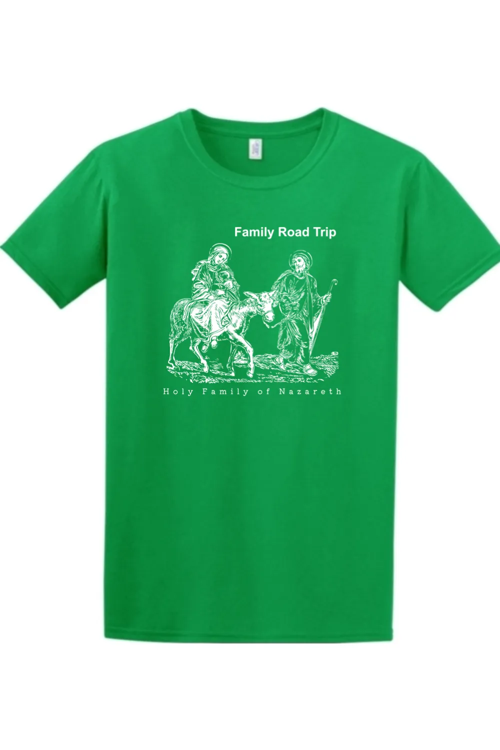 Family Road Trip - Holy Family Adult T-Shirt