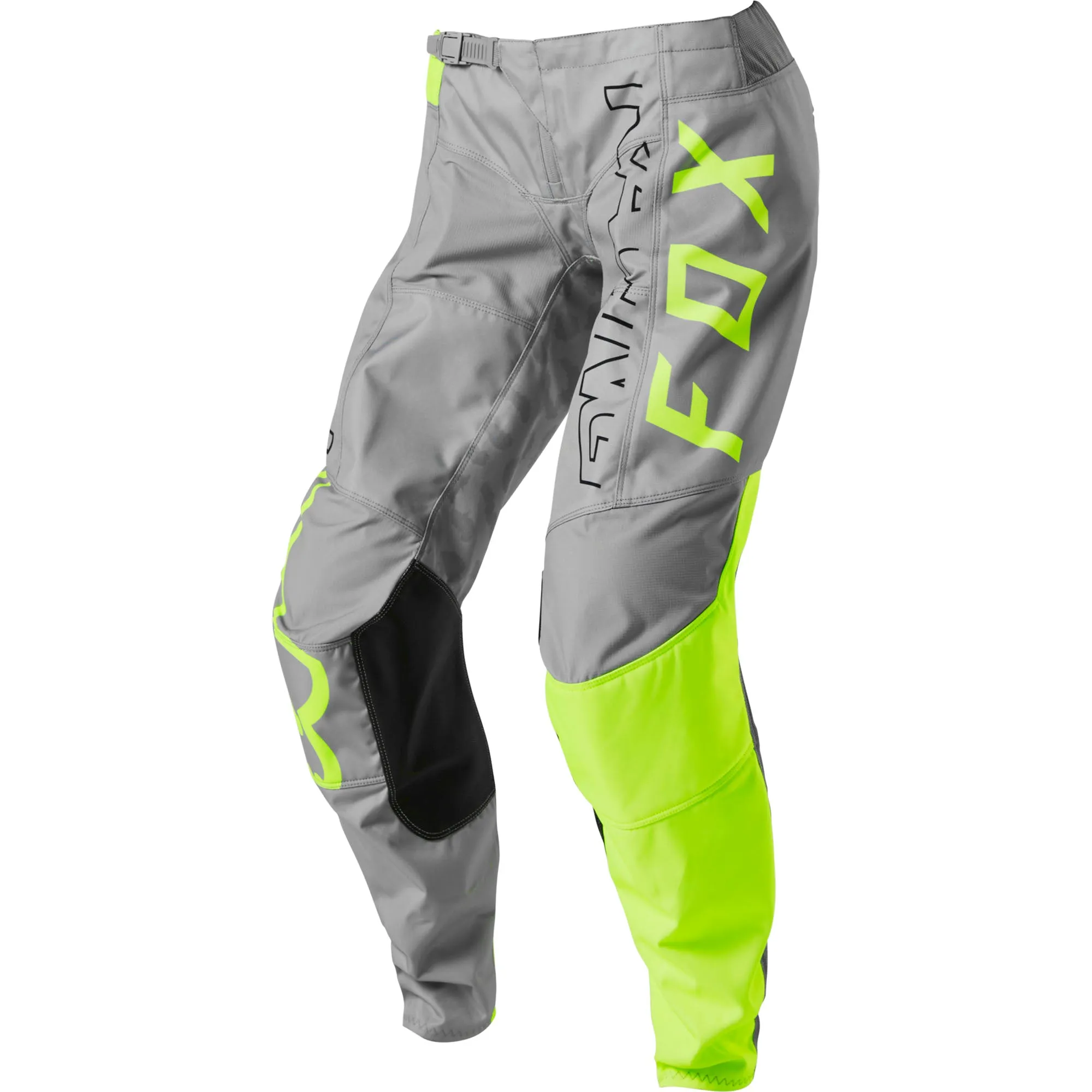 Fox Racing  Girls Steel Gray Skew 180 Pants Heat Resistant Stretchy Offroad MotoX