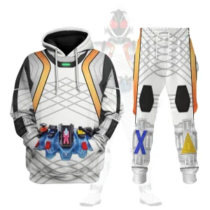 Gearhomie Kamen Rider Fourze Cosplay Costumes Hoodies Sweatshirt T-shirt Tracksuit