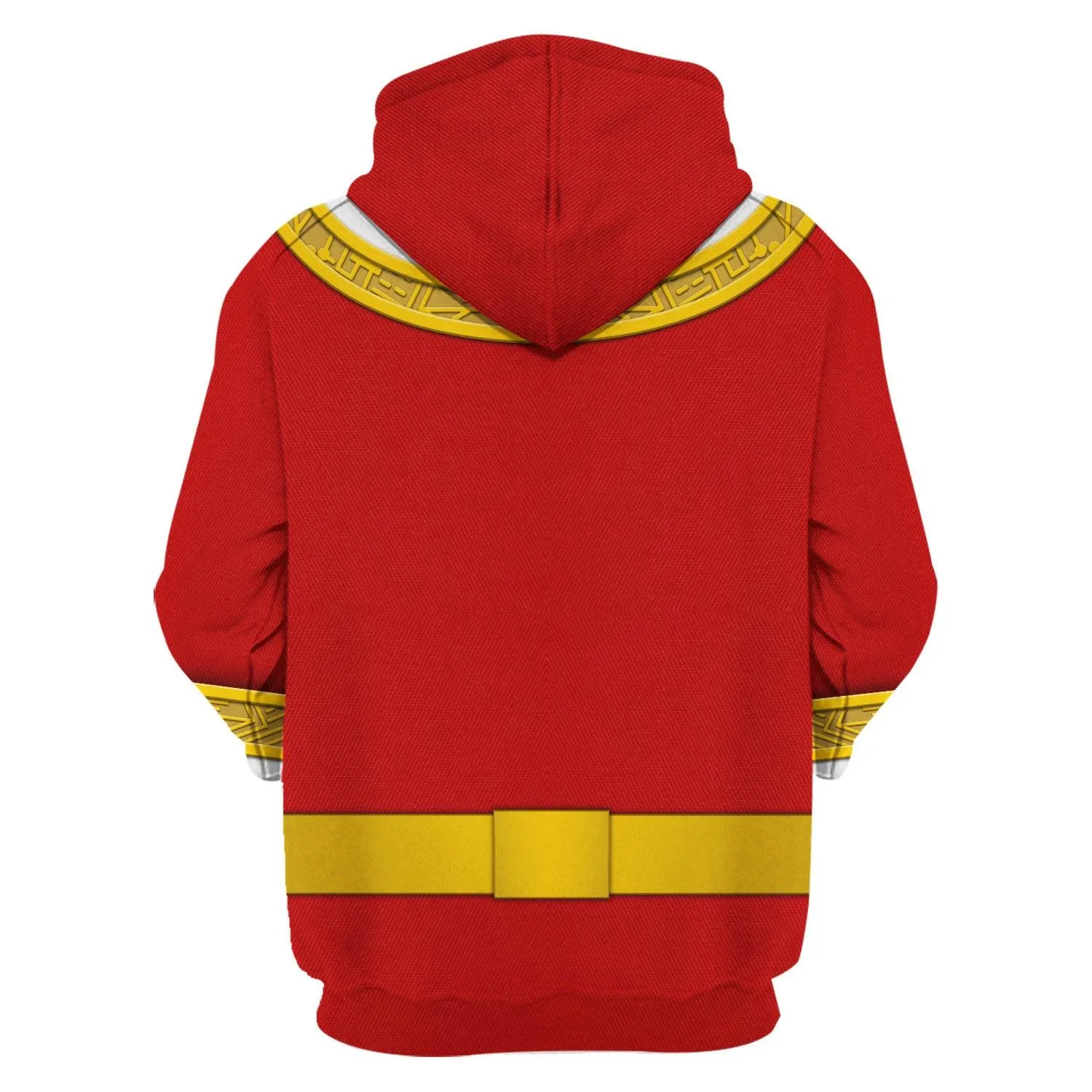 Gearhomie Red Power Rangers Zeo Hoodies Sweatshirt T-shirt Hawaiian Tracksuit