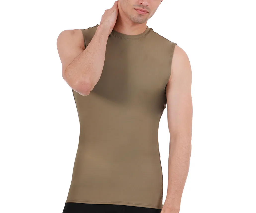 Insta Slim USA Medium Compression Sleeveless Shirt 2MAT018