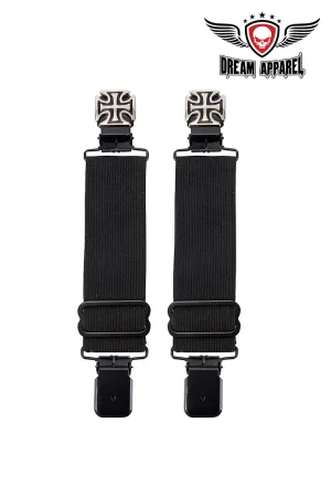 Iron Cross Alligator Boot Clips