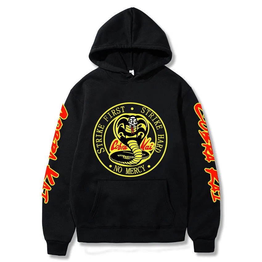 Karate Kid Cobra Kai Hoodies 3D Printed Jacket Pullover Sweatshirt Adults Unisex