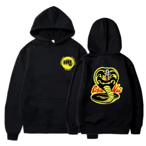 Karate Kid Cobra Kai Hoodies 3D Printed Jacket Pullover Sweatshirt Adults Unisex