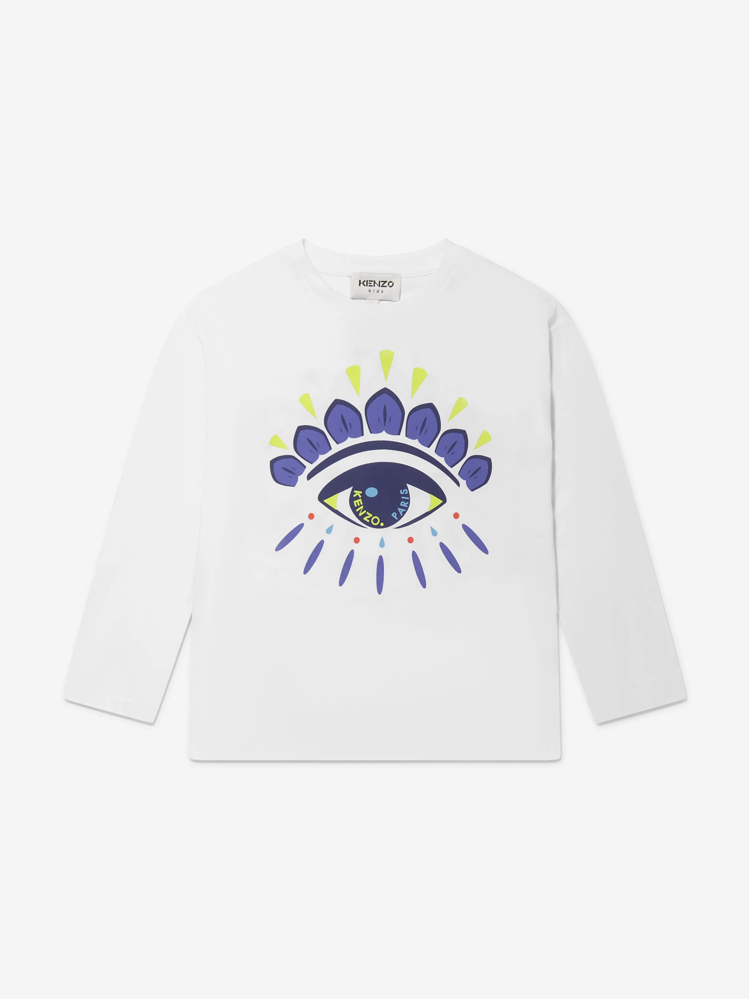 KENZO Boys Organic Cotton Long Sleeve T-Shirt