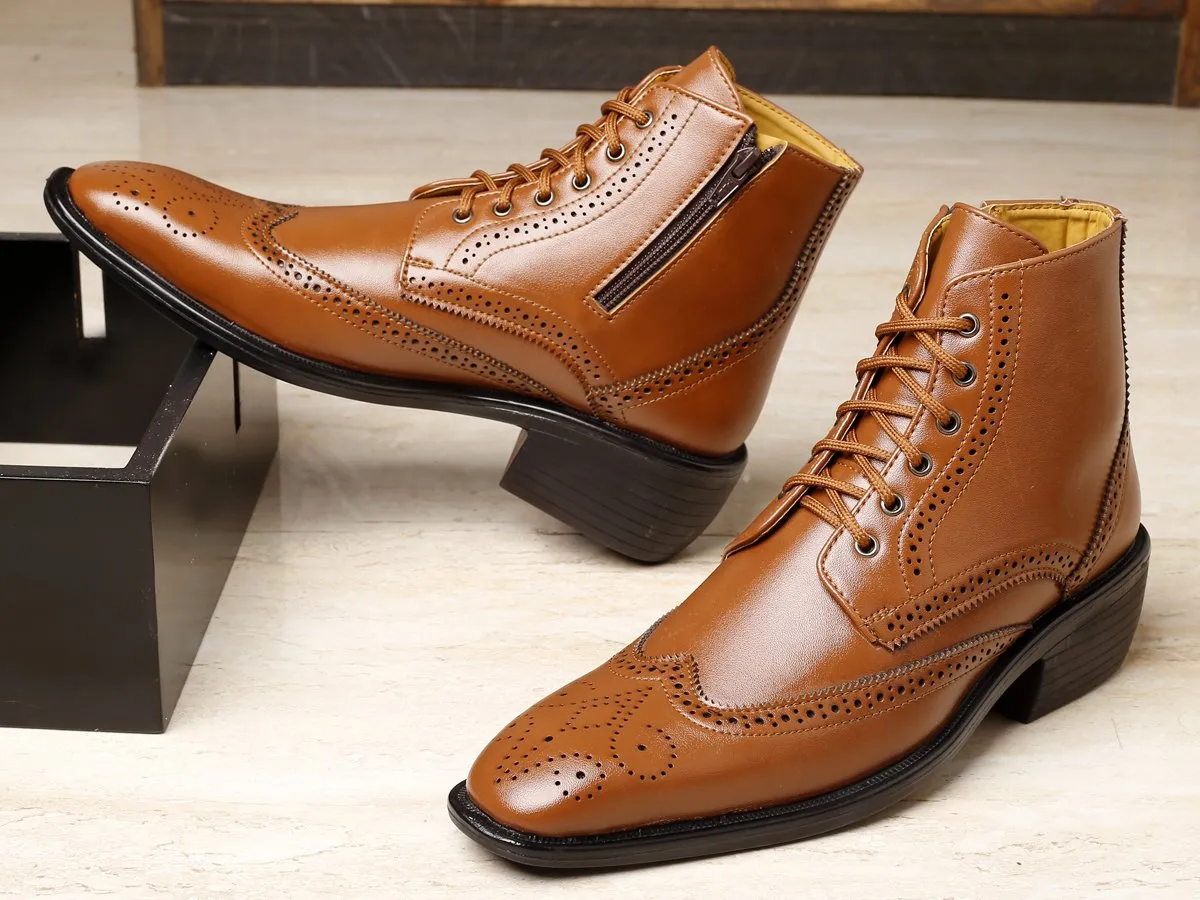 Men's New Height Increasing Comfortable And Stylish Regular Office and Formal Wear