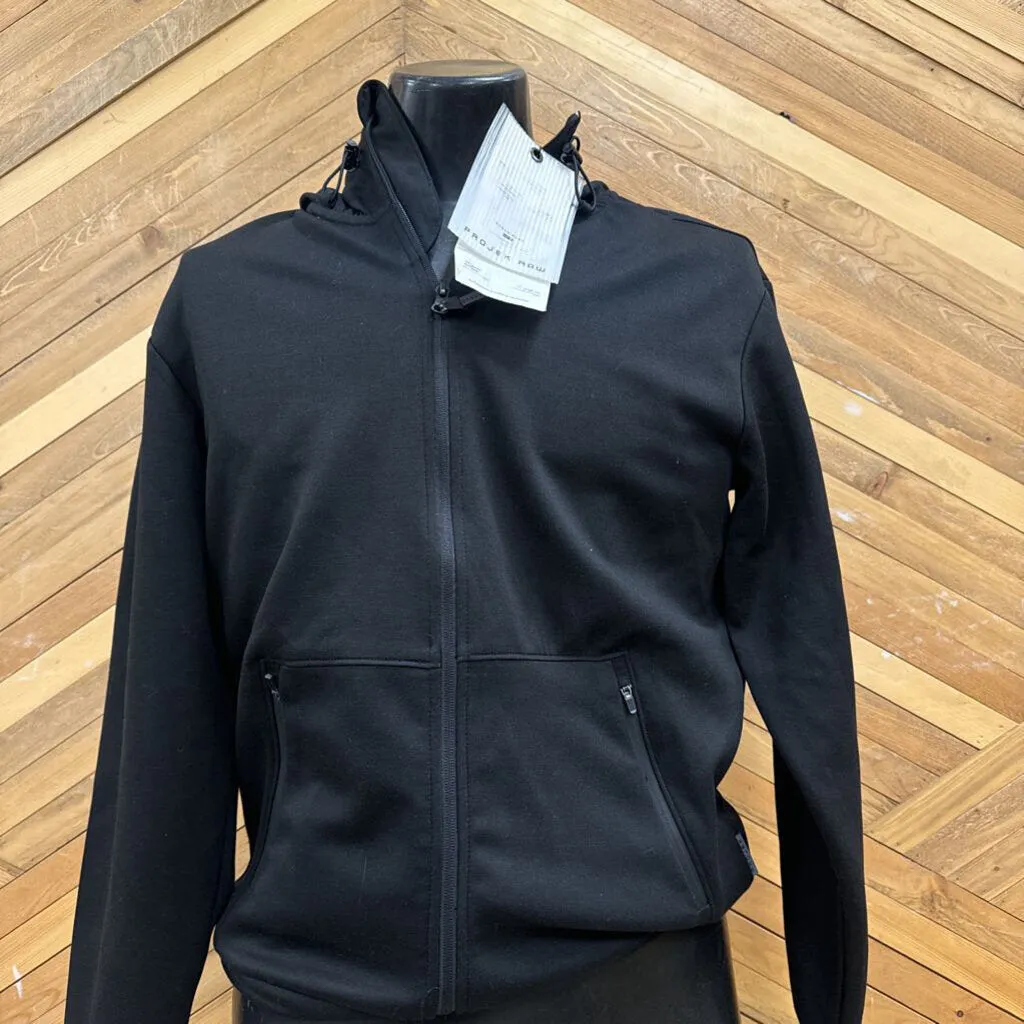 Men's On The Move Performance Hoodie: Black-men-MD