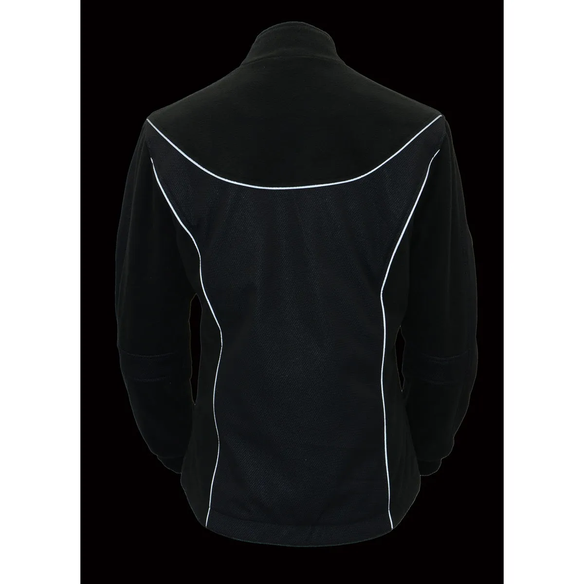 Milwaukee Leather MPL2780 Women's Black Textile and Fleece Combo