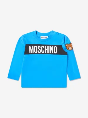 Moschino Baby Long Sleeve Logo T-Shirt