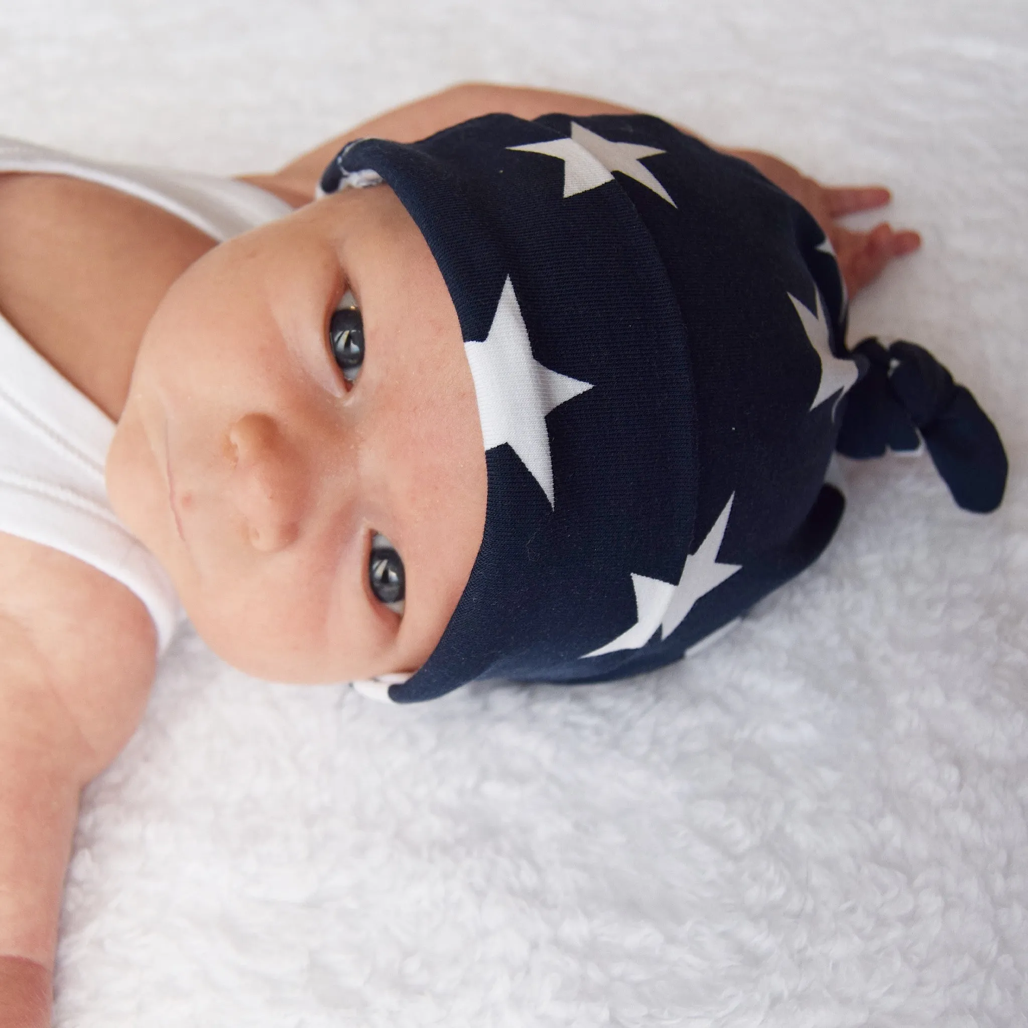 Navy Star Print Leggings