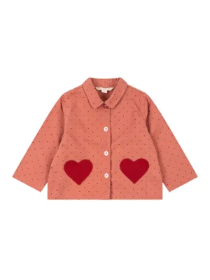 Nola Heart Pocket Shirt Jacket