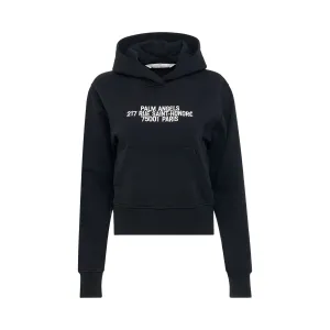 Palm Angels 75001 Hoodie in Black