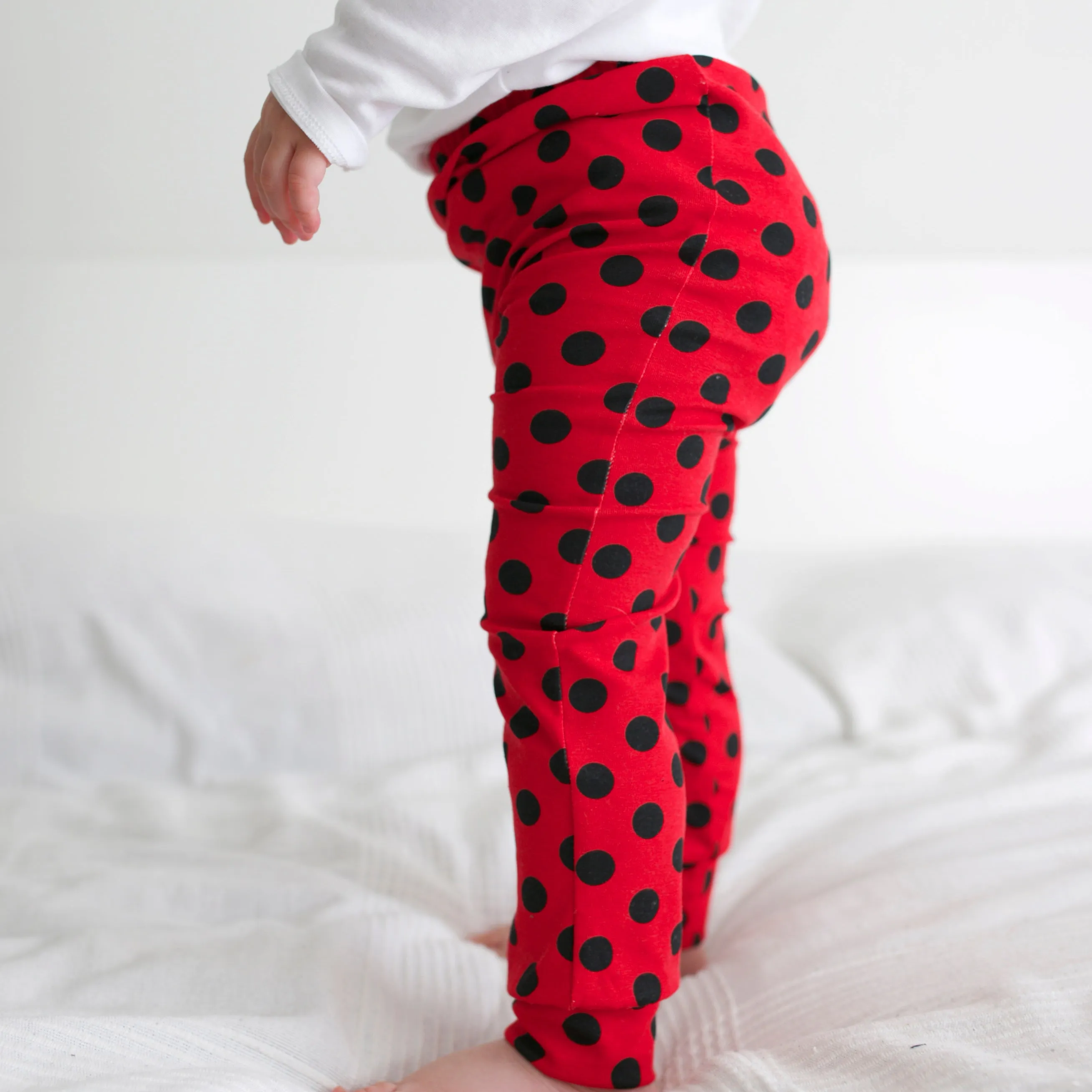 Red Polka Dot Leggings