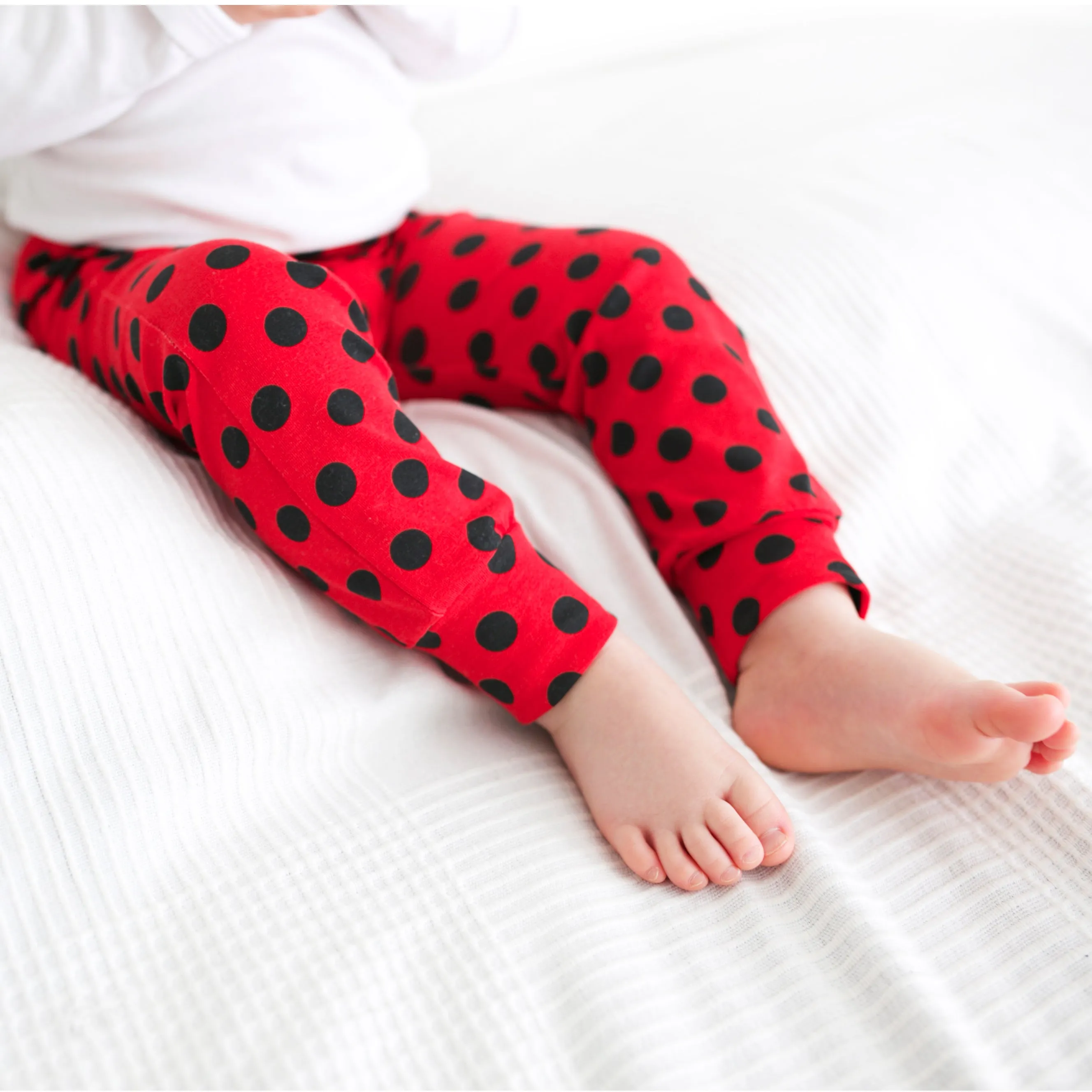 Red Polka Dot Leggings