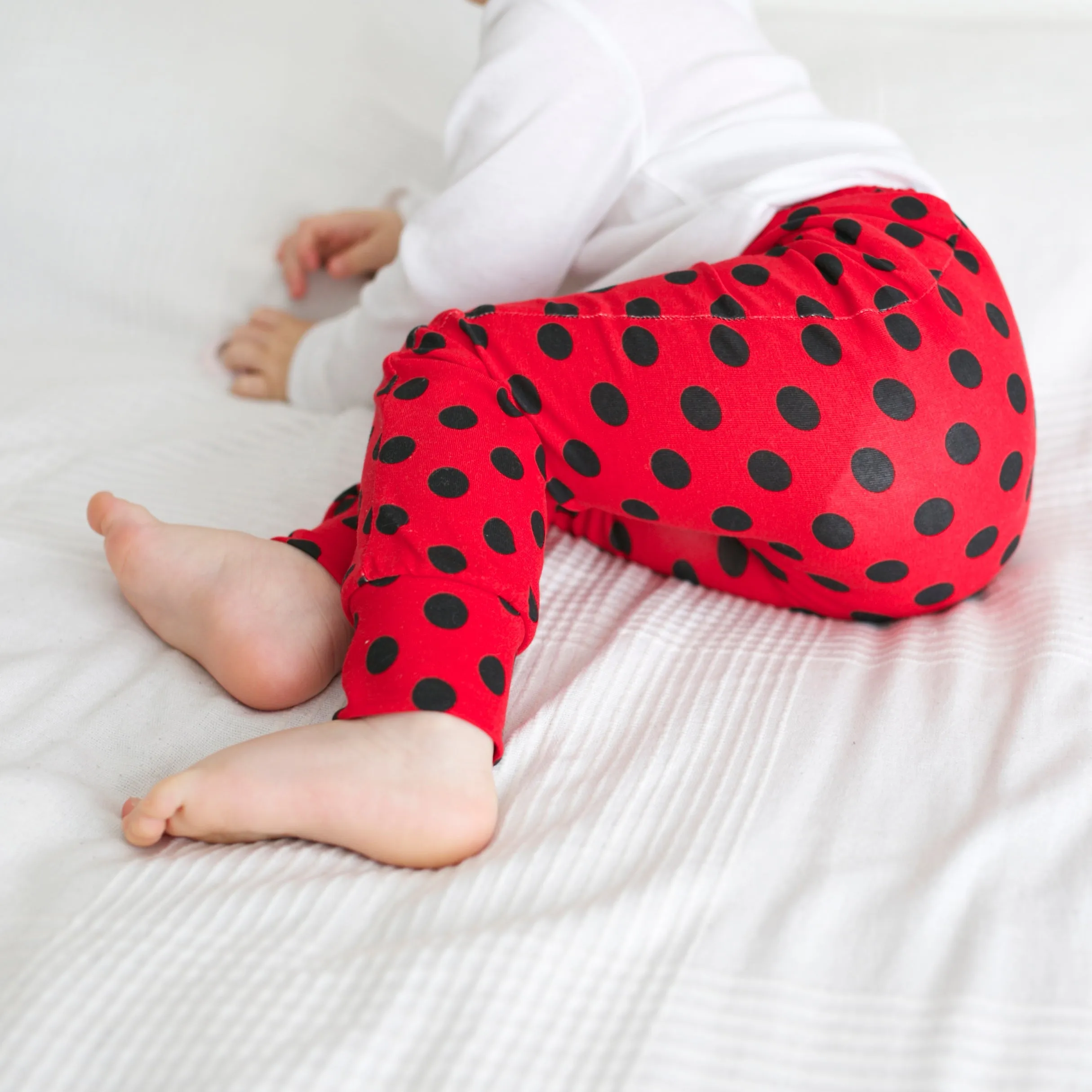 Red Polka Dot Leggings