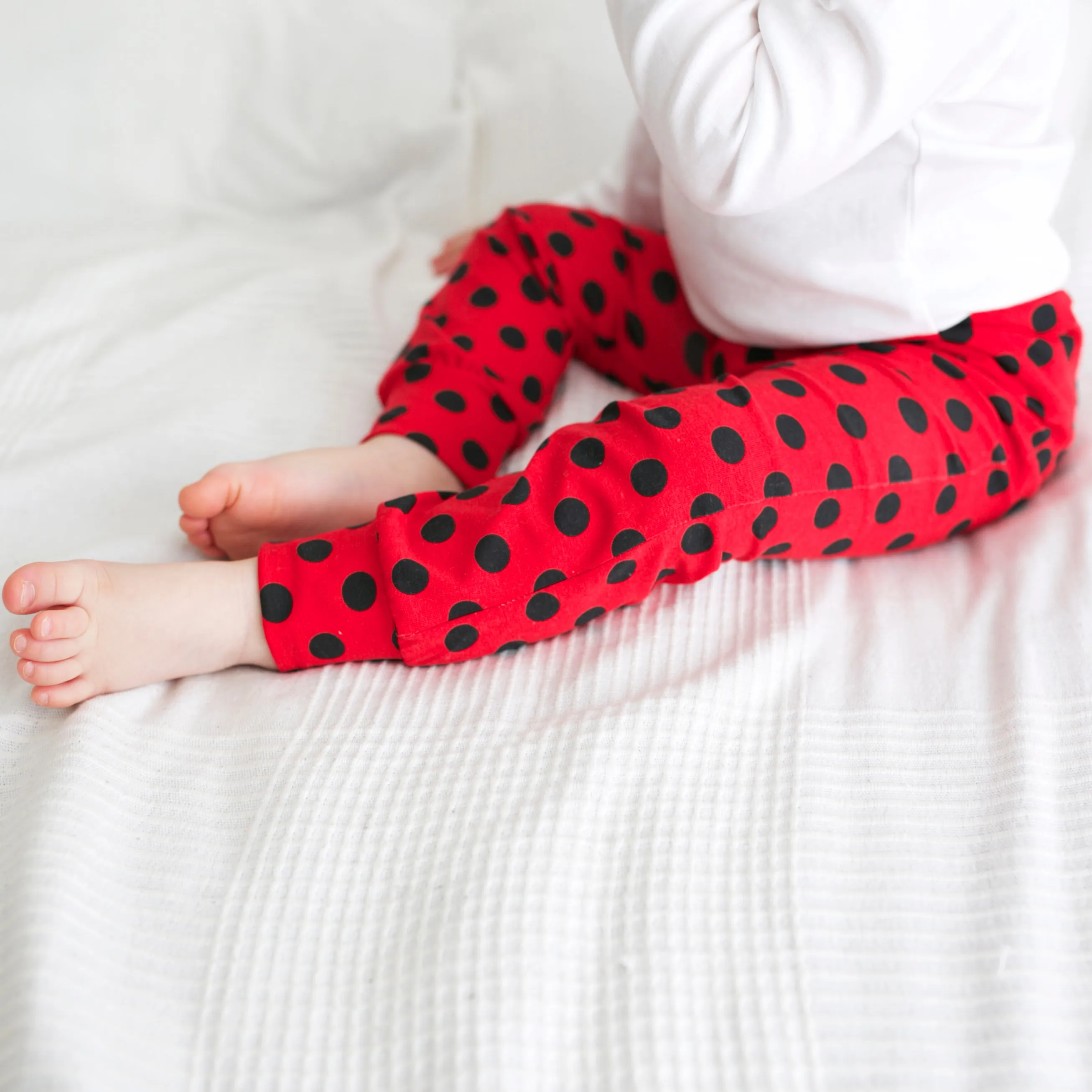 Red Polka Dot Leggings