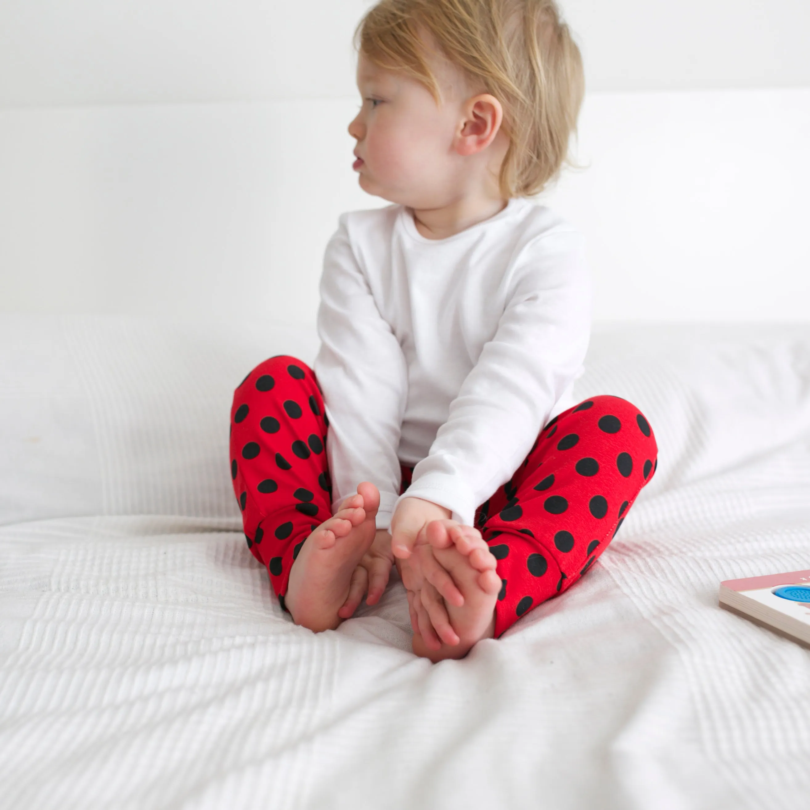 Red Polka Dot Leggings