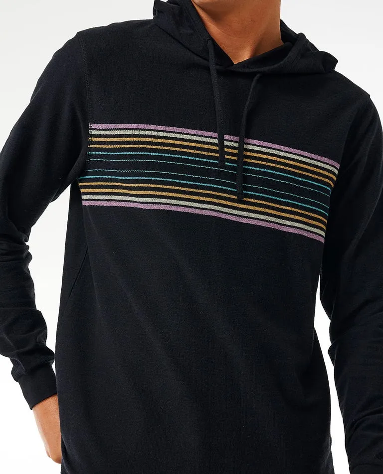 Rip Curl Surf Revival Hooded L/S Shirt-Black