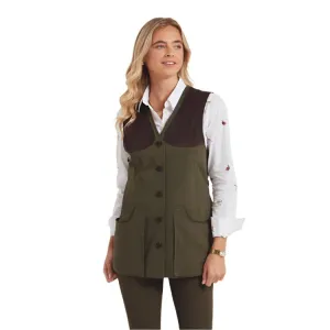 Schoffel Ladies All Season Shooting Vest - Dark Olive