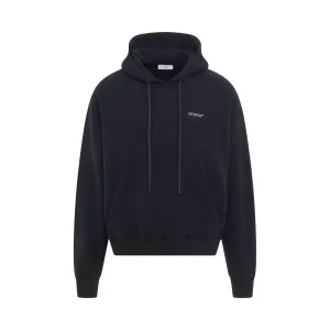 Scratch Tab Skate Fit Hoodie in Black