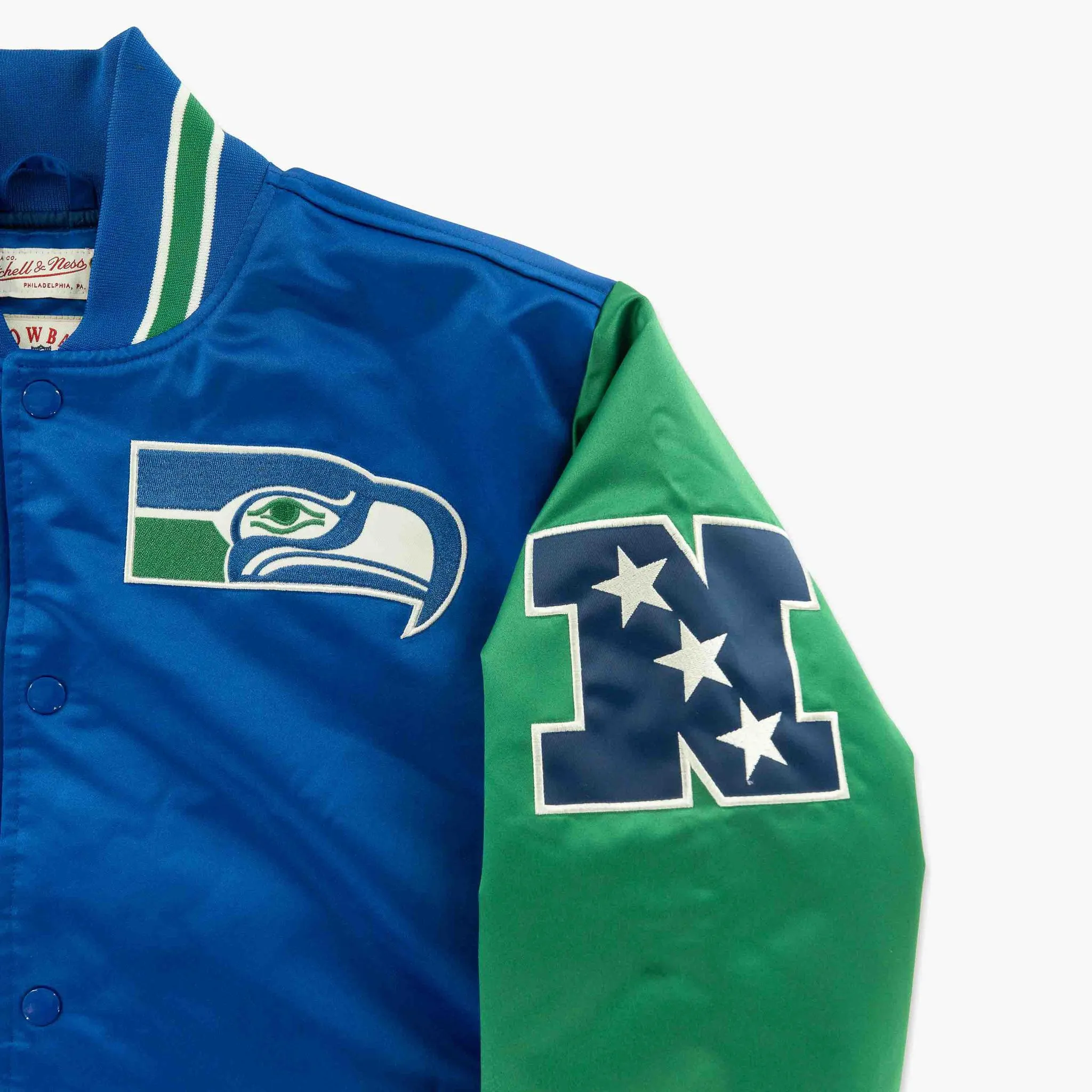 Seattle Seahawks Primetime Heavyweight Satin Jacket