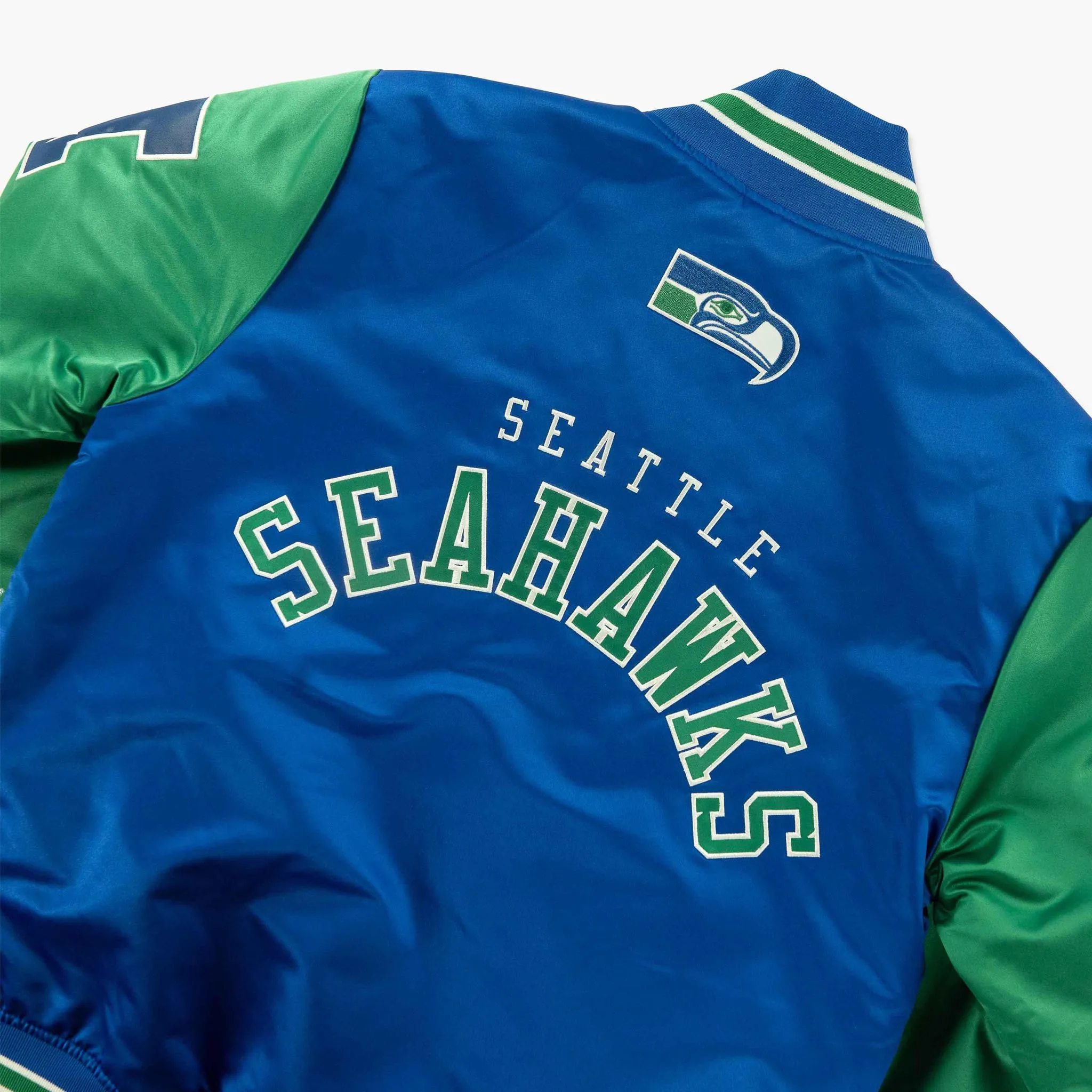 Seattle Seahawks Primetime Heavyweight Satin Jacket