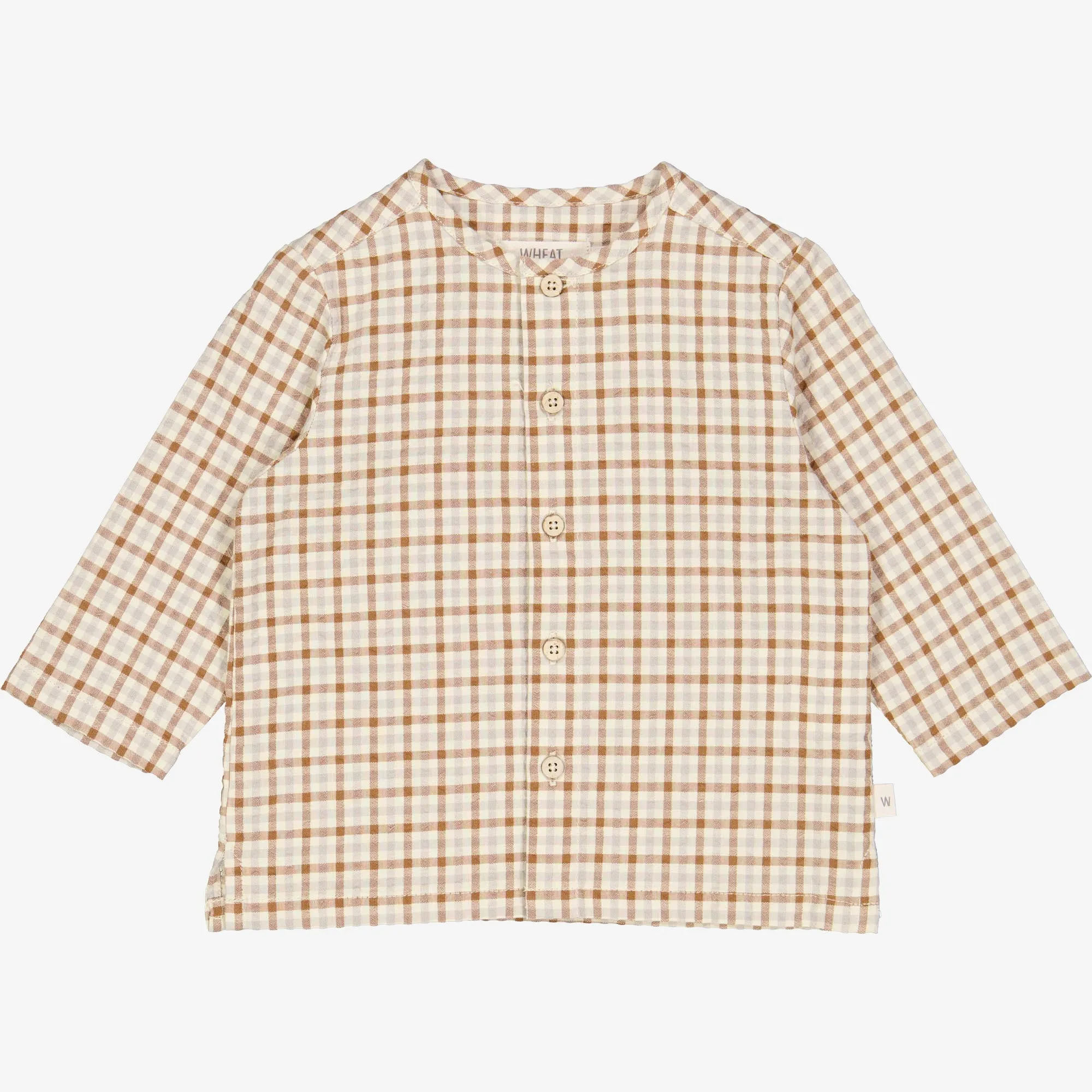 Shirt Shelby | Baby - golden dove check