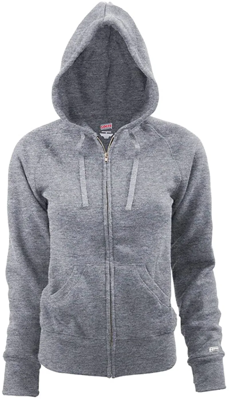 Soffe Women's Rugby Zip Hoodie