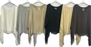 Solid Silk Tops