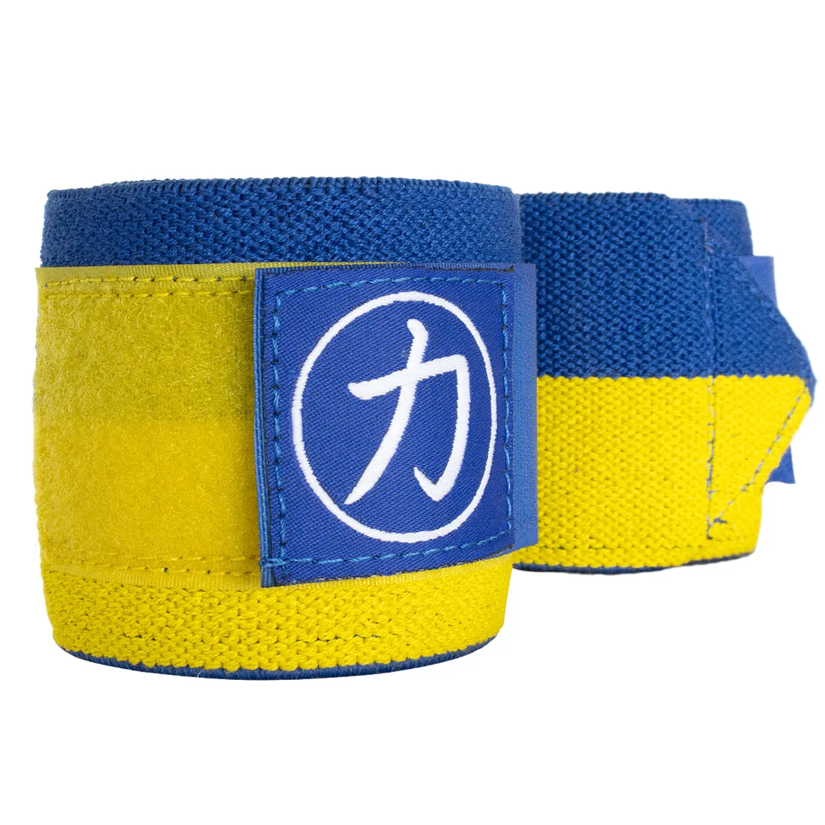 Ukraine Charity Wrist Wraps, 60cm - Medium, IPF Approved (Old Style)