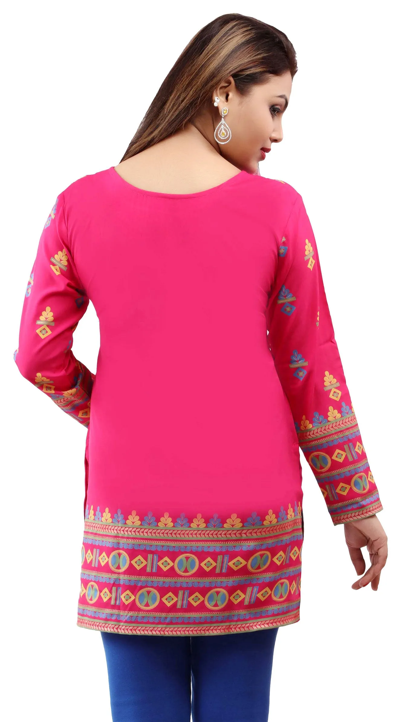 Vibrant Pink Kurti for Women – Stylish Kurti Tops for Ladies